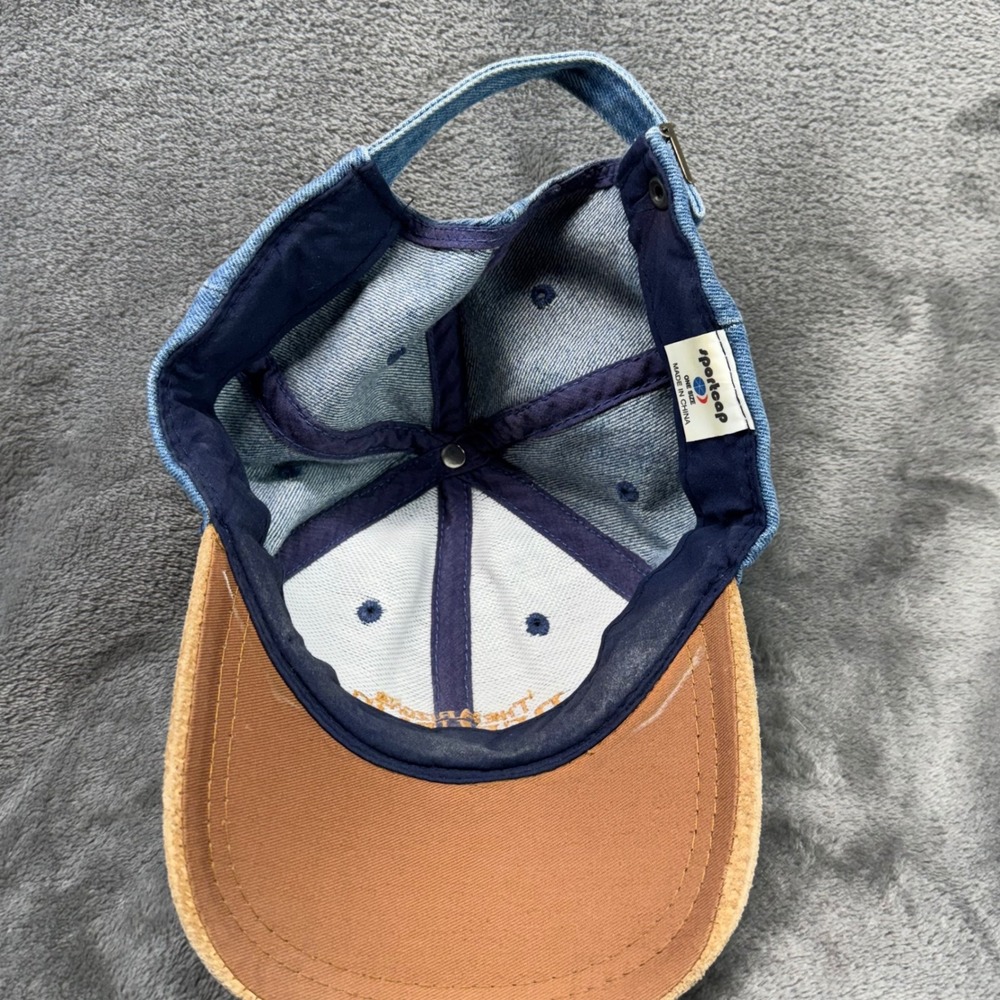 The‎ Arizona Republic Baseball Cap Denim Suede Adjustable Hat - Picture 6 of 8